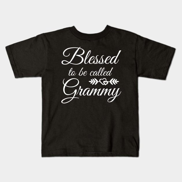 Blessed To Be Called Grammy Kids T-Shirt by WorkMemes